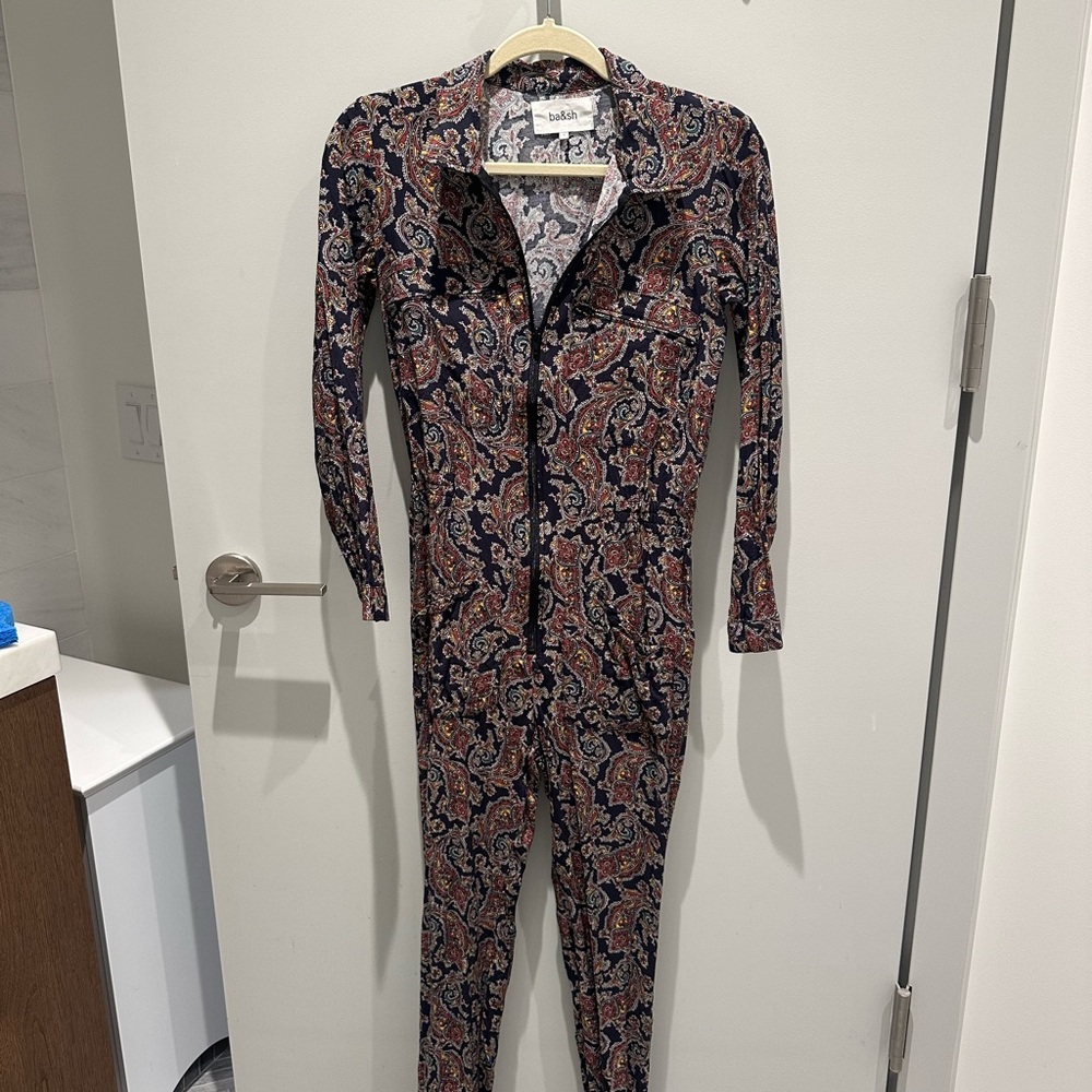 Paisley Print Jumpsuit